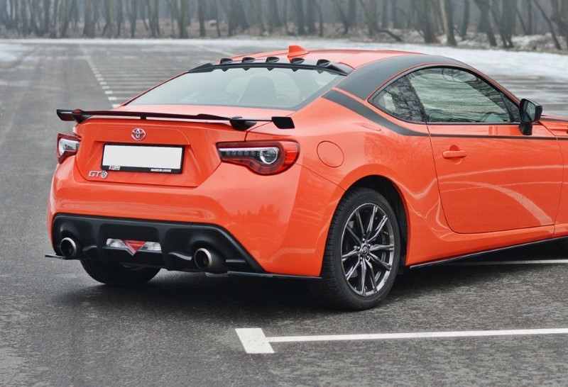 Zij Splitters Toyota GT86 FACELIFT Glans Zwart