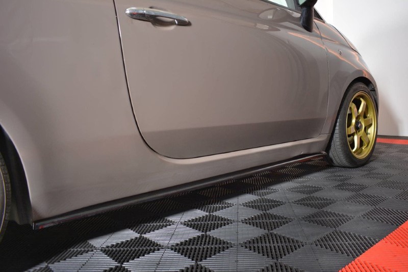 Zijskirts Diffusers Fiat 500 Hatchback Preface Glanzend Zwart