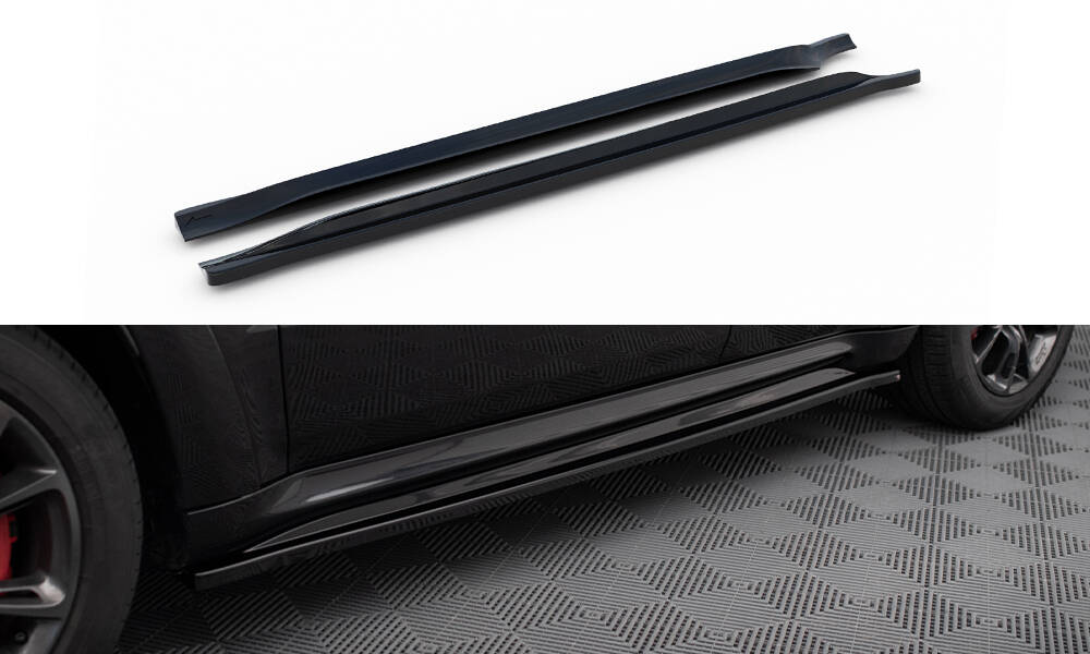 Zijskirts Jeep Grand Cherokee SRT WK2 FL Maxton Glans Zwart