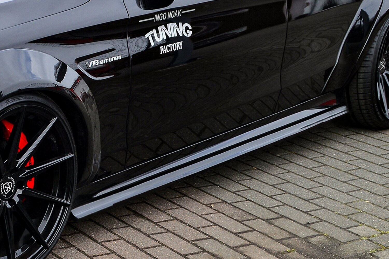 Zijskirts Mercedes C-Klasse C63AMG+S