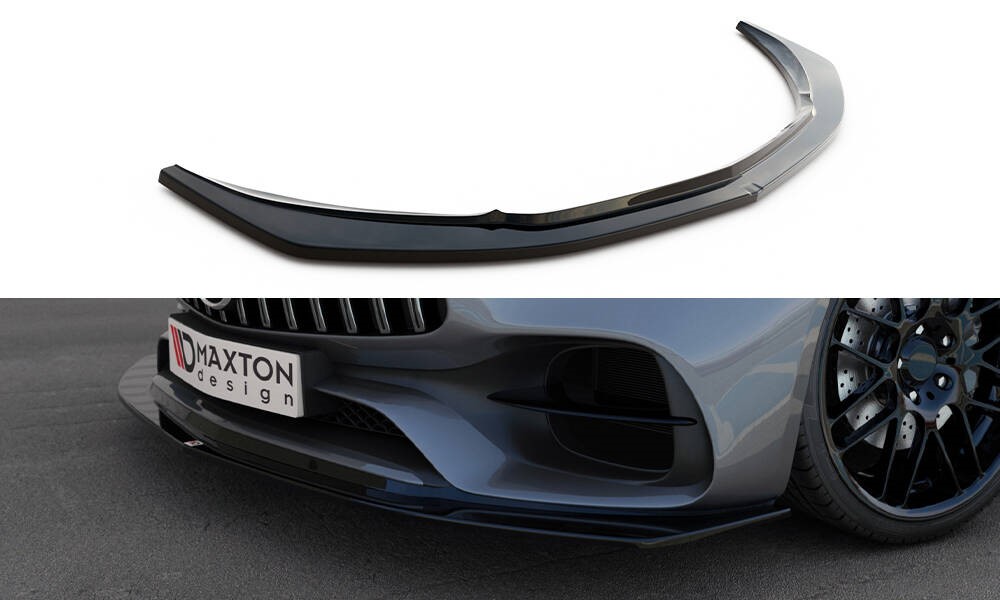 Voorspoiler Mercedes AMG GT S C190 Glans Zwart