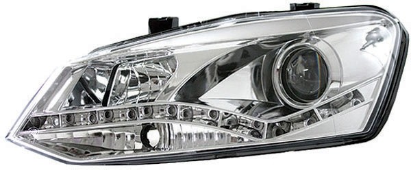 Faros VW Polo 6R 10-.. Dayline Los ojos del Diablo cromo