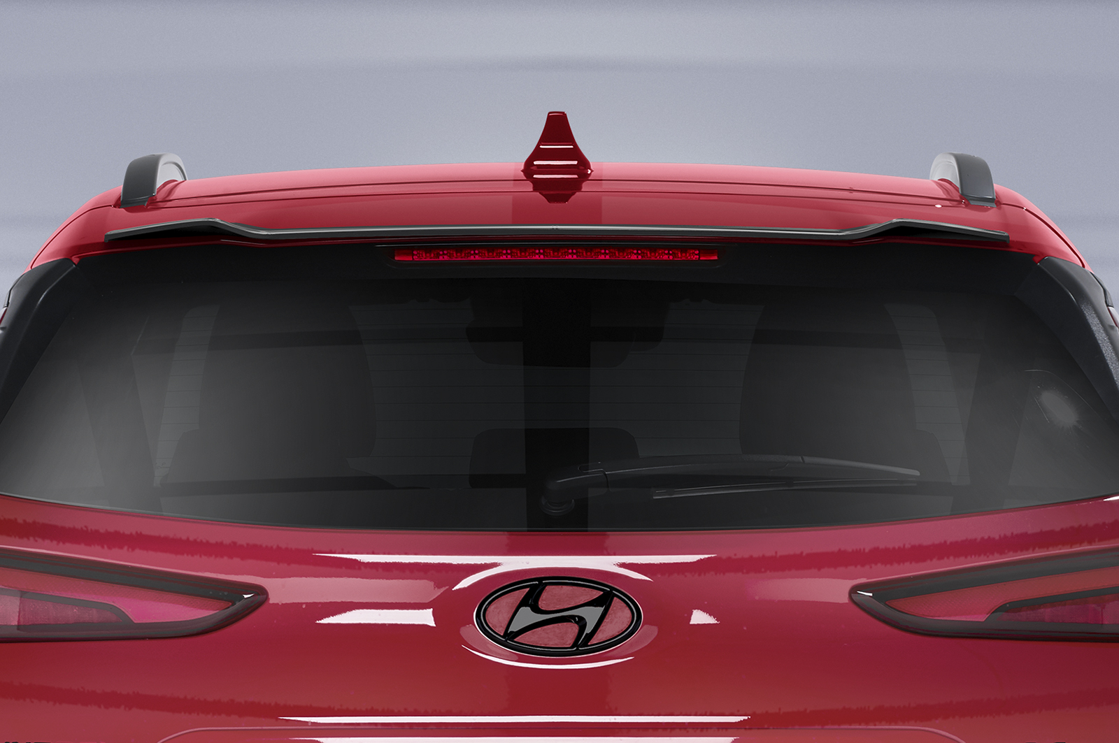 Spoiler Hyundai Kona CSR Glans Zwart