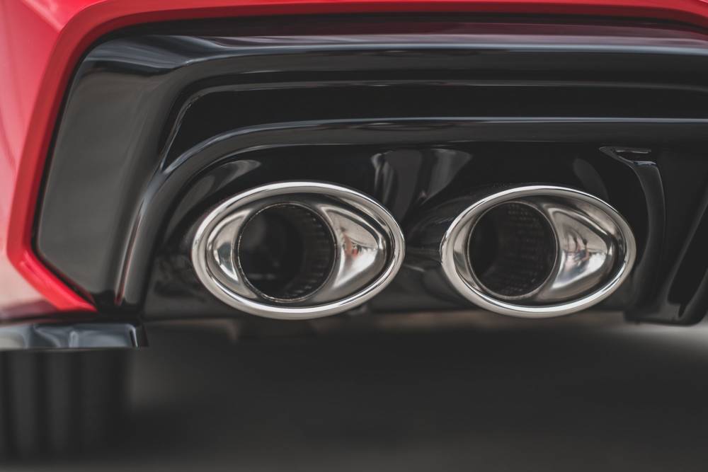 Diffuser Audi A7 C8 S-Line Maxton Glans Zwart Chrome Sierstukken