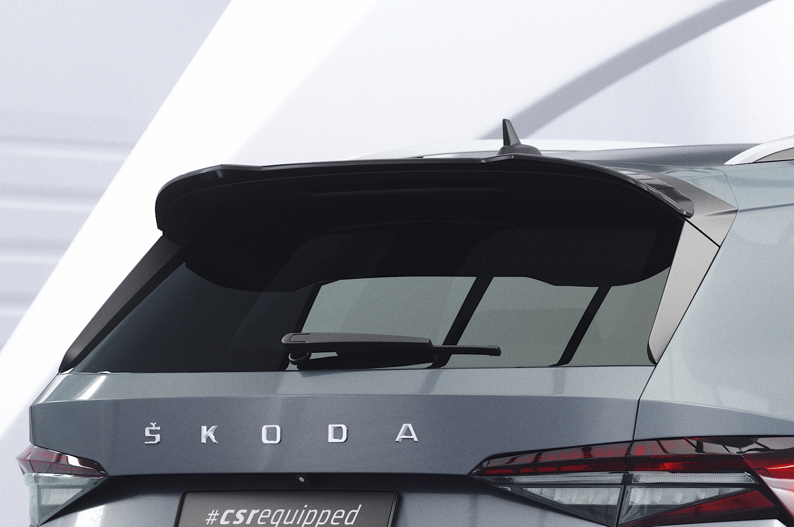 Achterspoiler Škoda Kodiaq glans zwart – CSR Automotive
