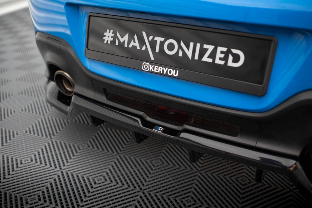 Diffuser V.1 met Canards Toyota GR86 Maxton Glans Zwart