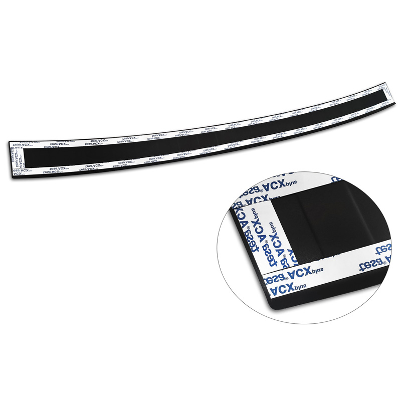 Matzwart RVS Achterbumperprotector  Mercedes GLC 5-deurs 2015-2019 & FL 2019- 'Ribs'