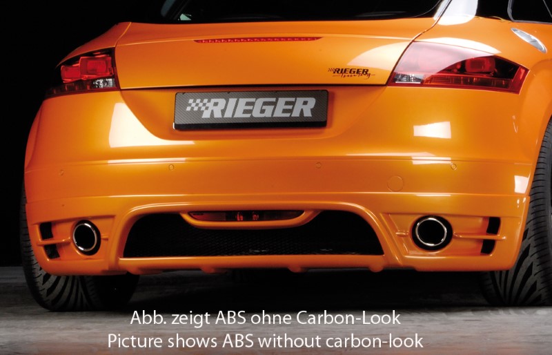 Achteraanzet Carbon-look Audi TT 09.06- Rieger