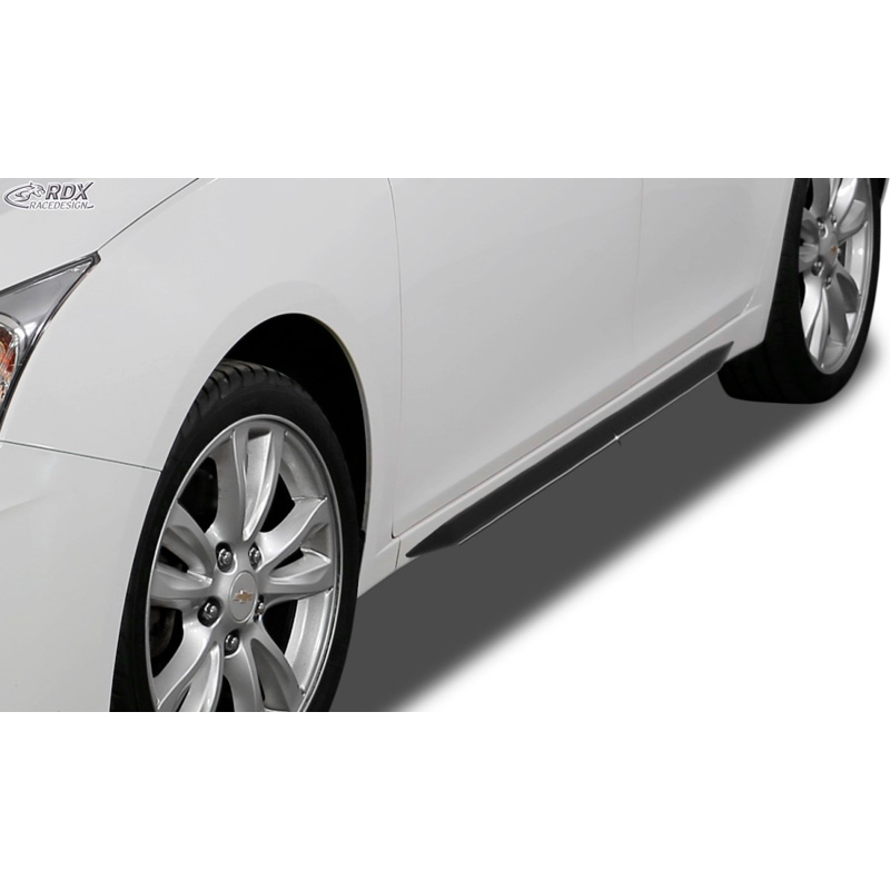 Sideskirts 'Slim'  Chevrolet Cruze 2009-2015 (ABS zwart glanzend)