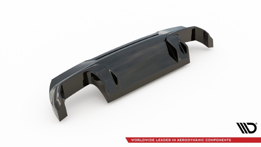 Achter Diffusor BMW 1 Serie F40 M-Pack/ M135i Glans Zwart V2