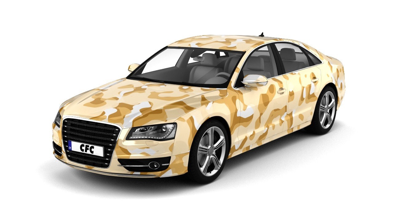 Car Wrap Folie Camouflage Desert Glans 150x300cm