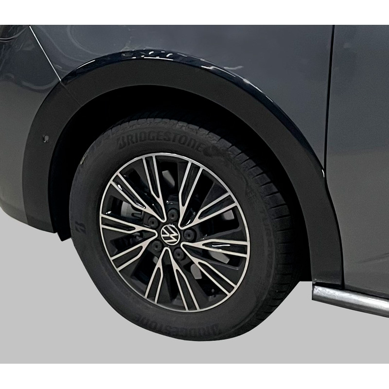 RGM Spatbordverbreders  Volkswagen T7 Multivan 2021- Lange wielbasis - Zwart (met Park Assist)