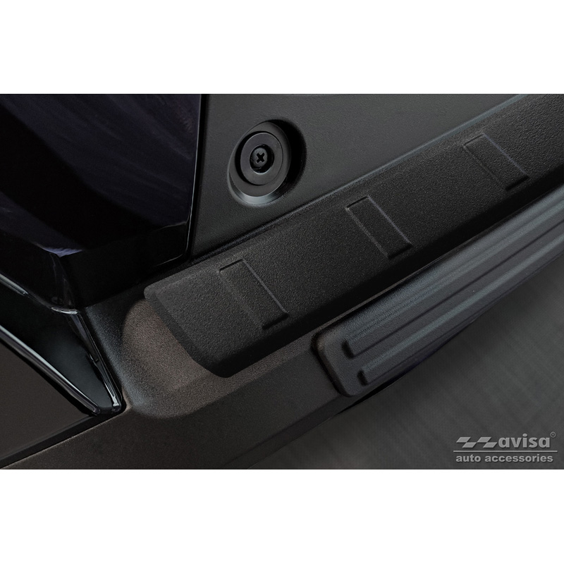 Matzwart RVS Achterbumperprotector  Toyota Corolla Cross 2022- 'Ribs'