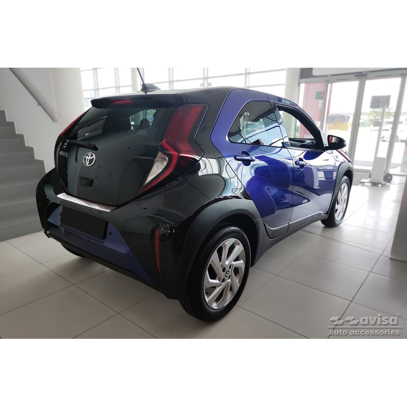 RVS Achterbumperprotector  Toyota Aygo X 2022- 'Ribs'