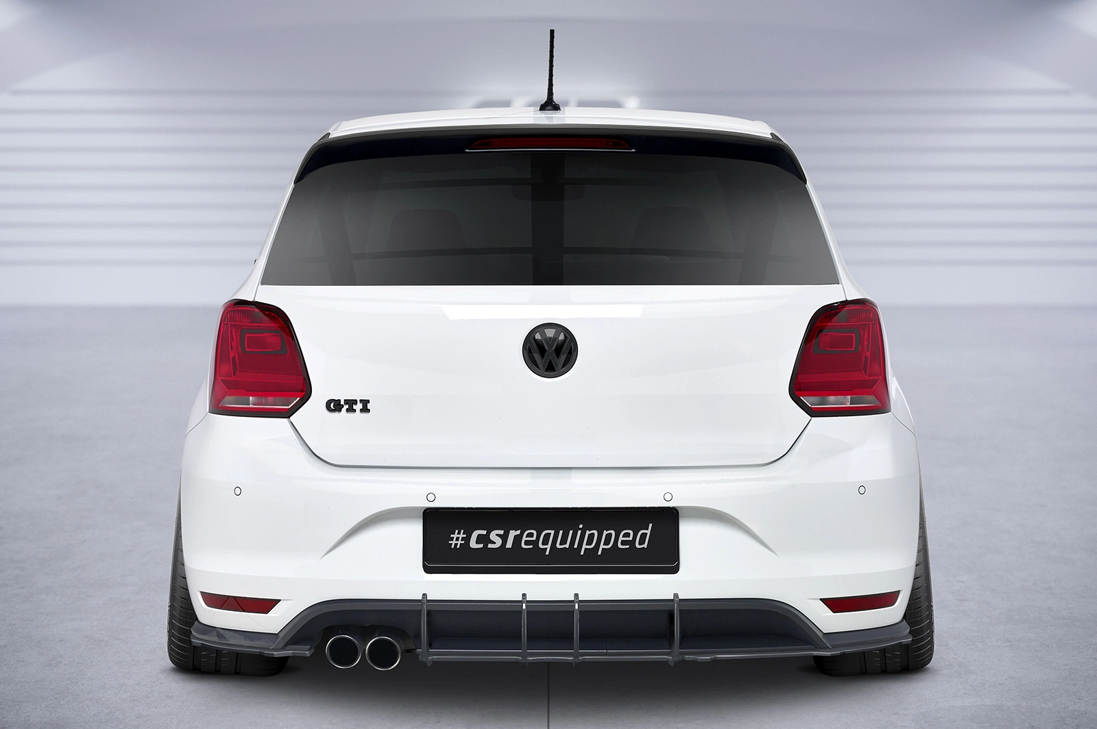 Achterspoiler VW Polo V (Typ 6C) GTI glans zwart 2014–2017 (Facelift)
