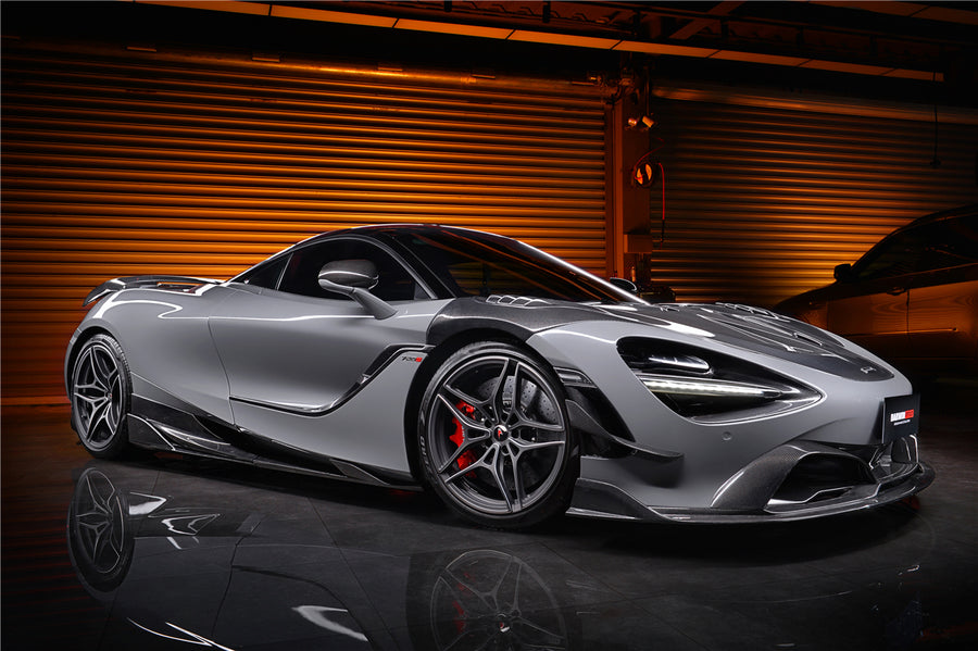 McLaren 720s Se²NWB Style Carbon Fiber Zijskirts 2017-2021