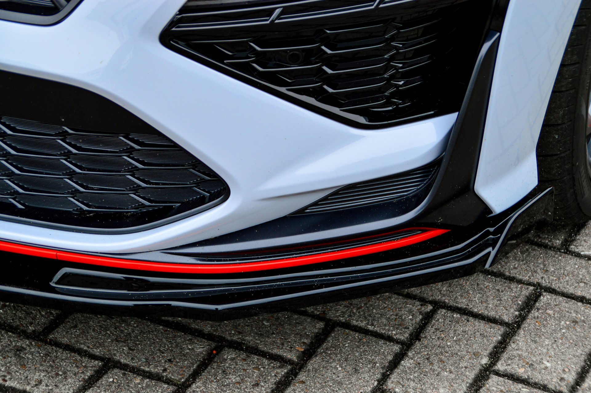 Voorspoilerlip met vleugel Hyundai Kona N + N-Line 2020-
