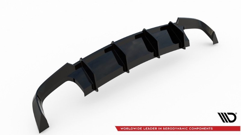 Diffusor Audi S6 / A6 S-Line C7 FL Glanzend Zwart