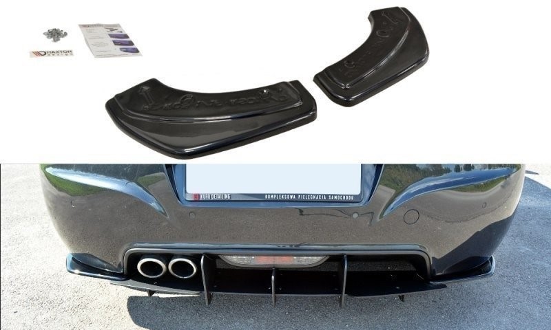 Achterzijde skirts Peugeot RCZ Maxton Design glans zwart