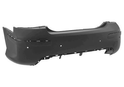 achterbumper, in primer, PDC, 09/2008-Peugeot 407, 2004-2011