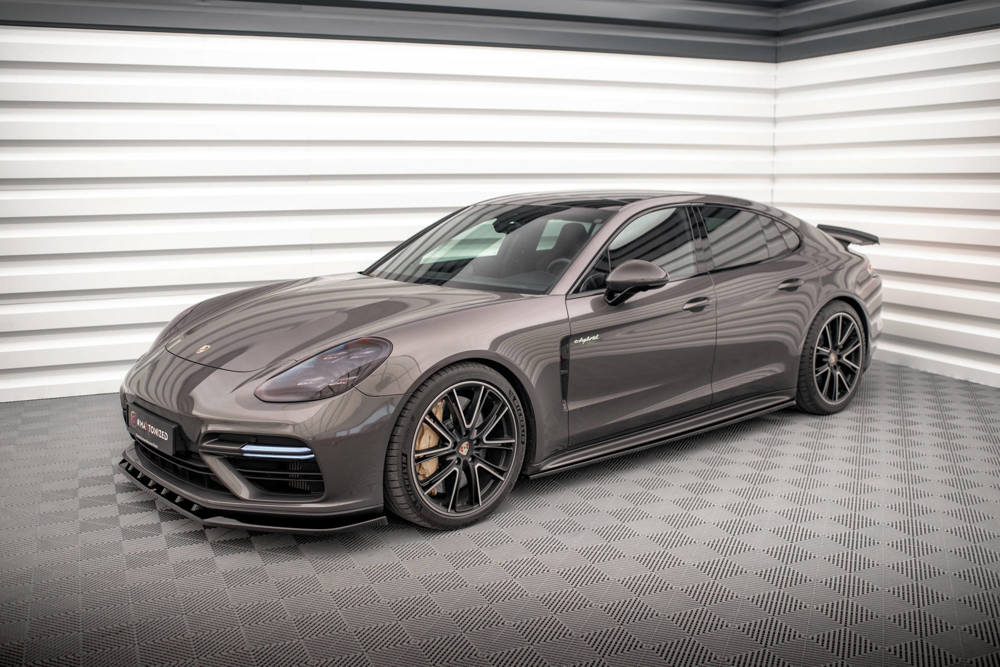 Zijskirts Porsche Panamera E-Hybrid 971 Maxton Glans Zwart