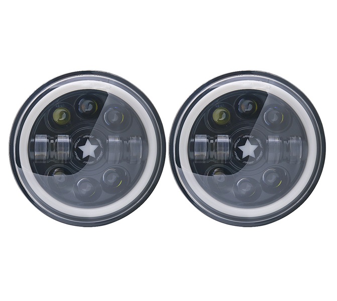 Faros VW Golf I / II / Kafer / Jeep Wrangler / Defender Full LED