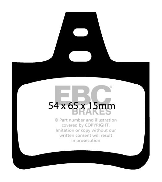 EBC Brakes CITROEN XM 2.0 Sedan 91-2000 Remblokken achterzijde