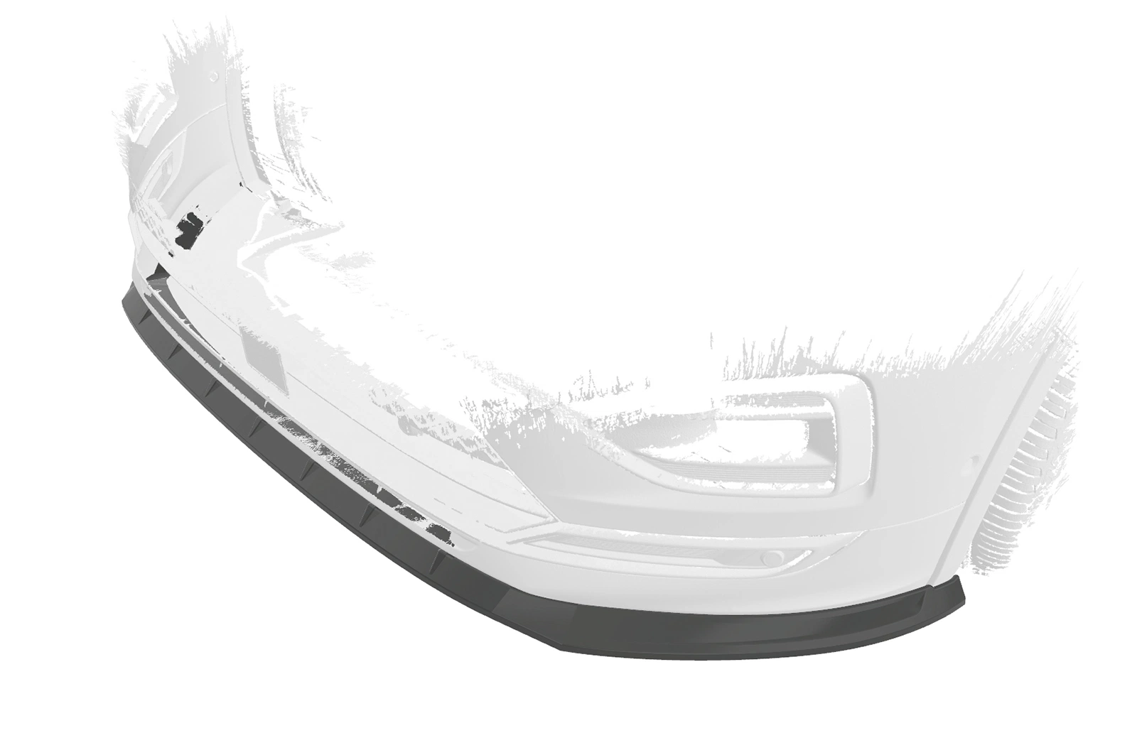 Voorspoiler Seat Tarraco FR Glans Zwart (2018–)