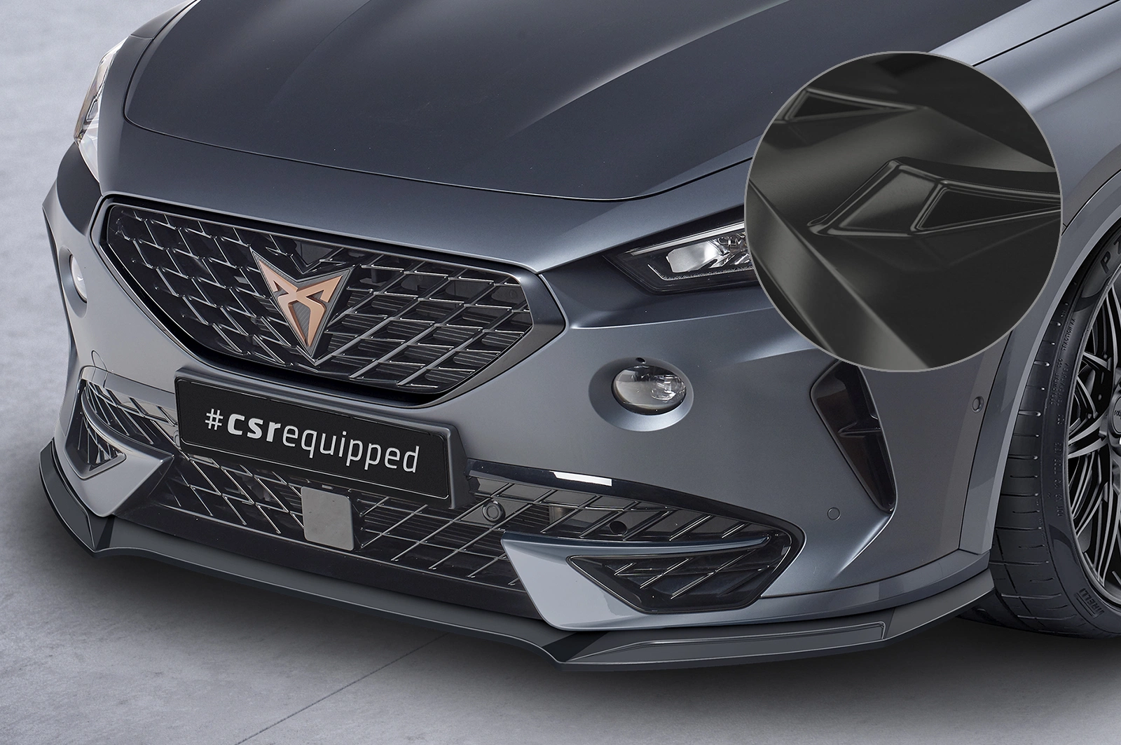 Voorspoiler Cupra Formentor Glans Zwart (2020 - heden)