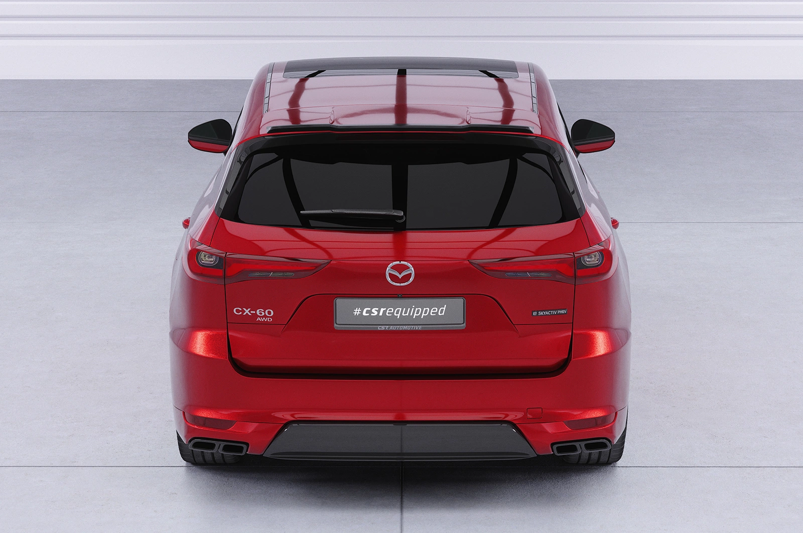 Achterspoiler Mazda CX-60 glans zwart