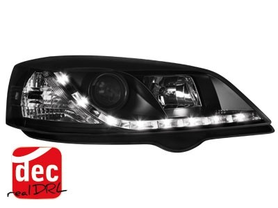 Headlights Opel Astra G 1998-2004 Devil Eyes Dlite LED Black