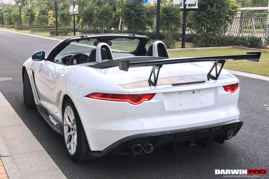 Jaguar F-Type Coupe/Convertible IMP Style Carbon Diffuser 2013-2017