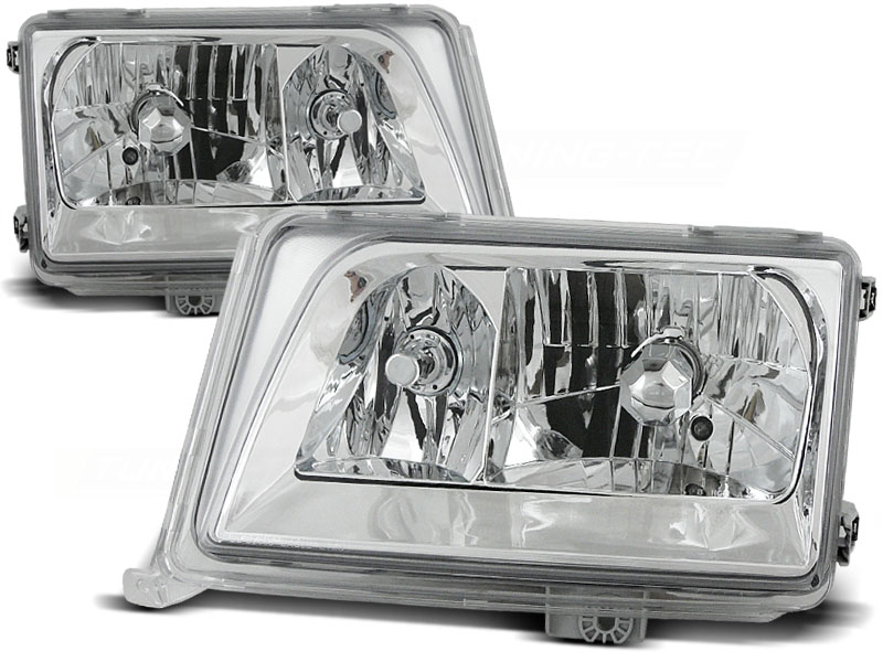 Headlights Mercedes E-class W124 85-93 chome