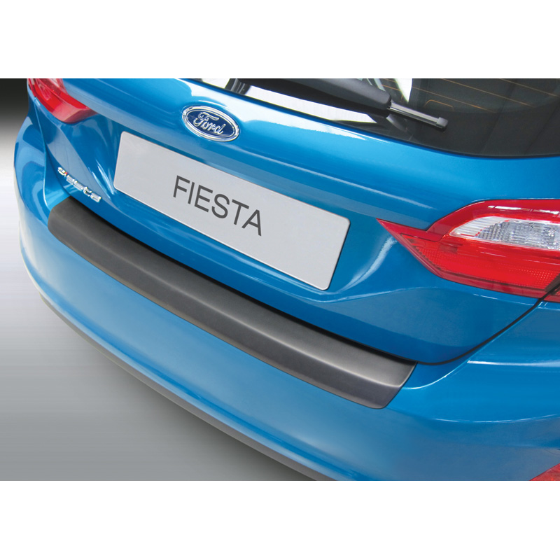 ABS Achterbumper beschermlijst  Ford Fiesta VIII 3/5-deurs 2017- Zwart