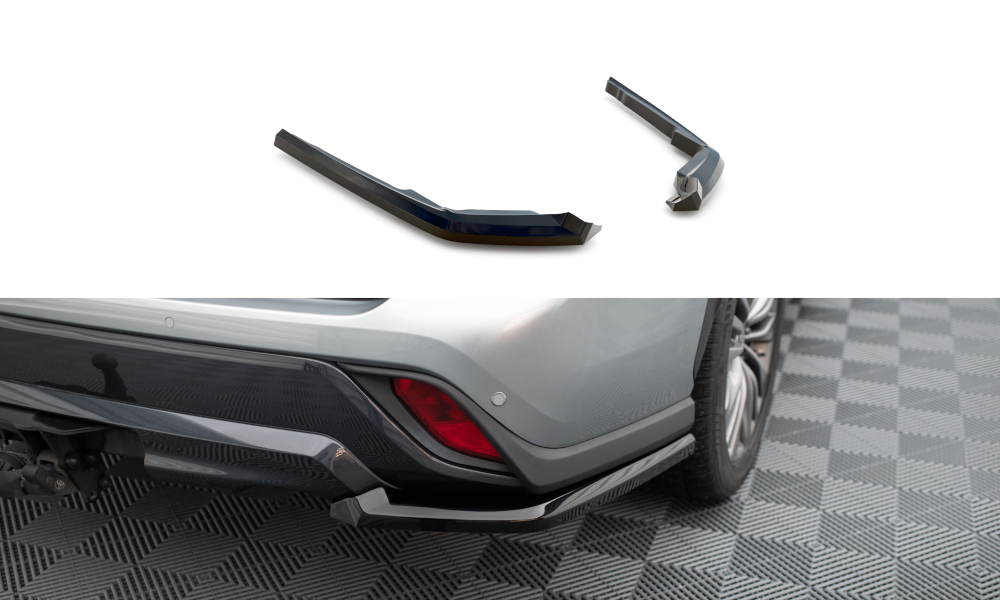 Zijdiffusers Toyota Highlander Maxton Glans Zwart
