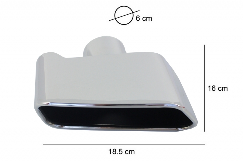 Diffusor met Sierstukken BMW G30/G31 Chroom 17-