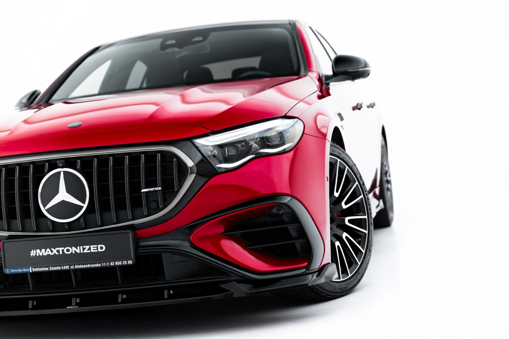 Bodykit Mercedes-AMG E53 Sedan W214 Maxton Glans Zwart