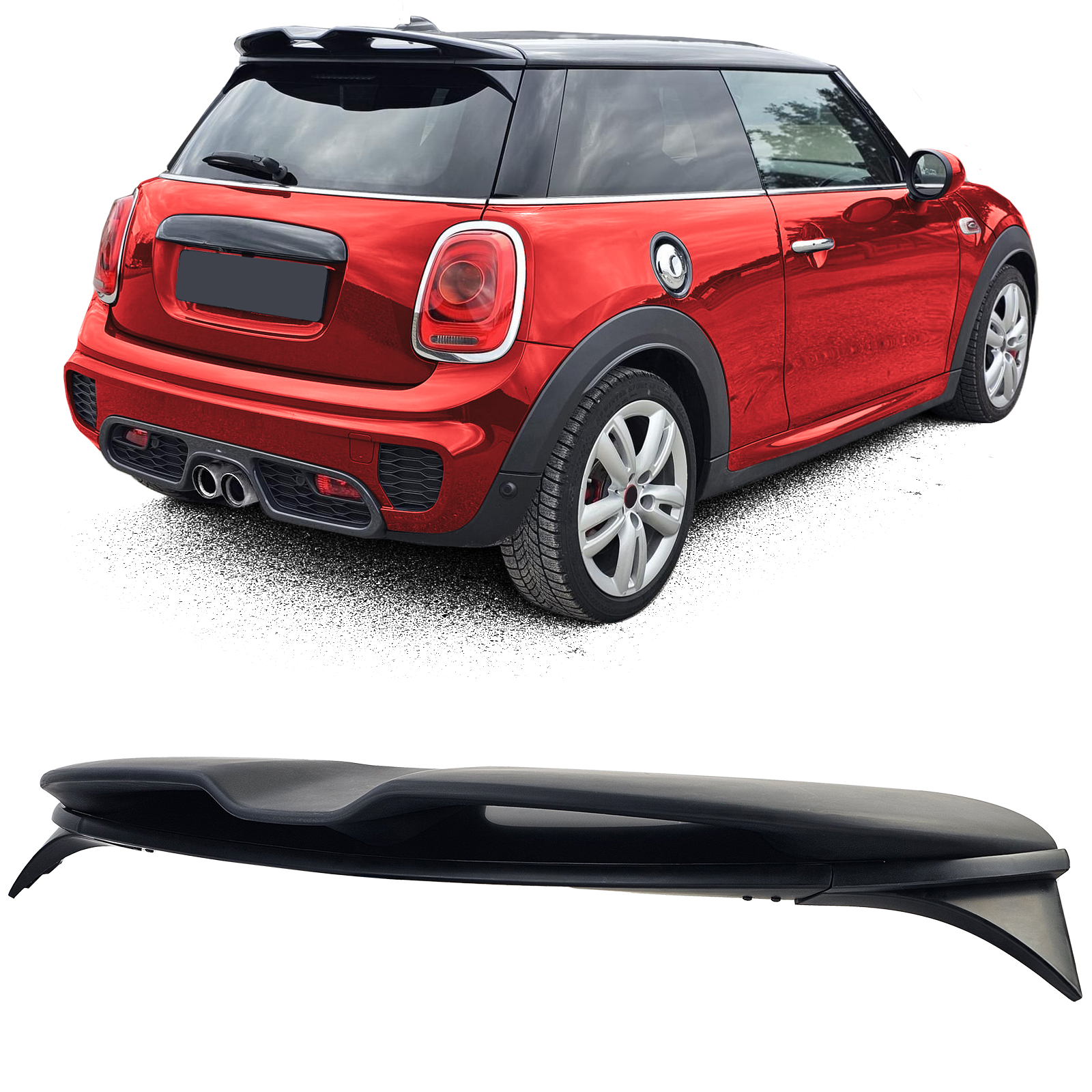 RVS Achterbumperprotector 'Deluxe' Mini One/Cooper F56 3-deurs 3