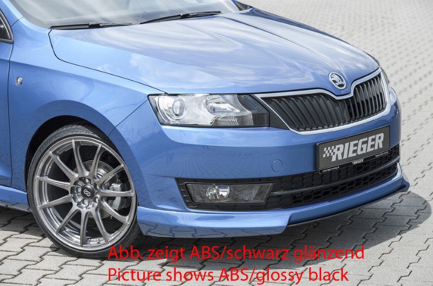Spoilerzwaard Skoda Rapid (NH) Rieger carbon-look