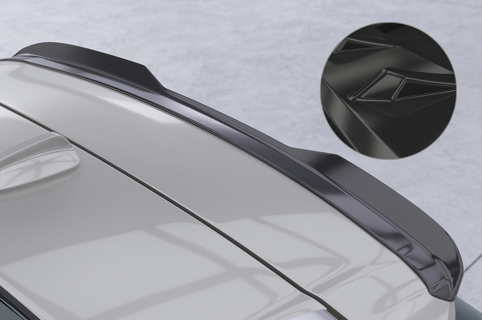 Achterspoiler Volvo XC60 (SPA) Glans Zwart van CSR Automotive (2017-)