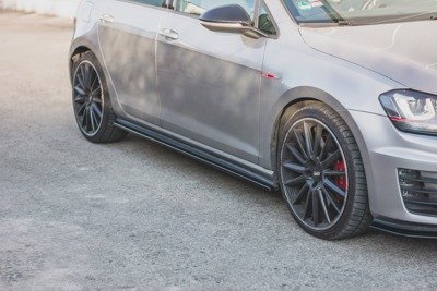 Zijskirts VW Golf 7 GTI Glans Zwart