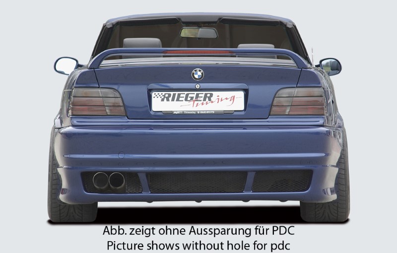 Achterbumper BMW E36 E46-Look Niet compact Rieger