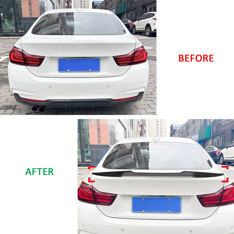 Achterspoiler  BMW 4-Serie F36 Gran Coupe 2014-2021 (ABS Glanzend zwart)