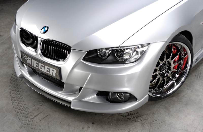 Spoilerzwaard Carbon voor Voorspoilerlip BMW E92 Coupe Rieger