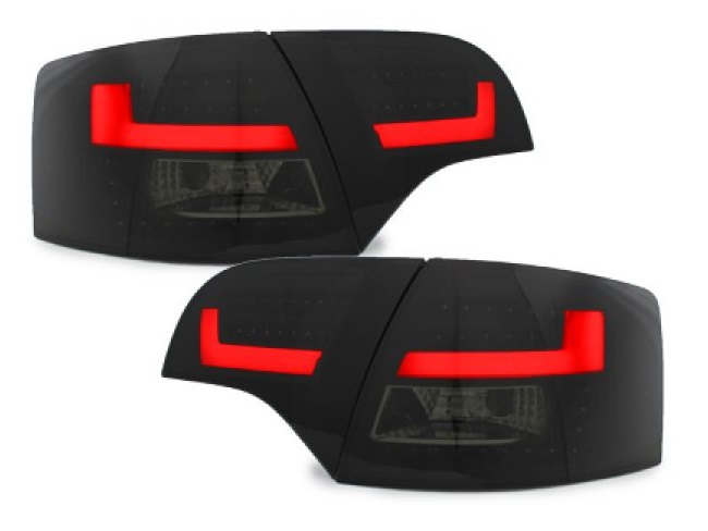 Taillights Audi A4 8E B7 04-08 Avant Dynamic LED black/smoke