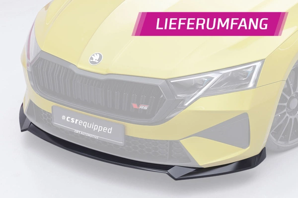 Voorspoiler Bekerspoilerlip ABE Skoda Octavia 4 RS
