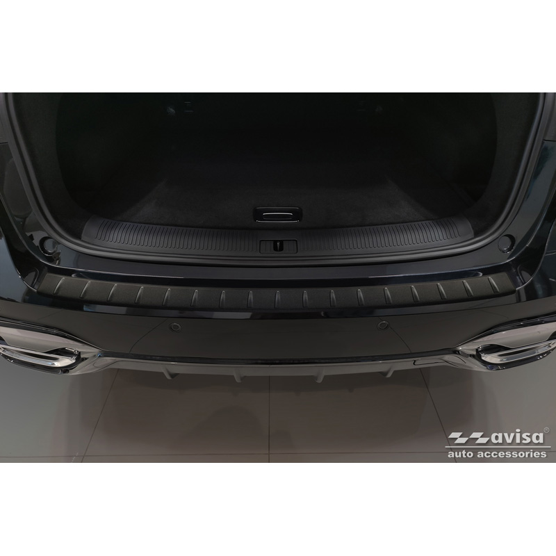 Matzwart RVS Achterbumperprotector  MG (E)HS Facelift 2020-2023 & Facelift 2023-2024 'Ribs'