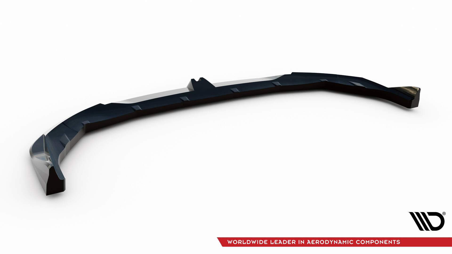 Voorspoiler V.2 BMW 1 M-Pack F70 Maxton Glanzend zwart