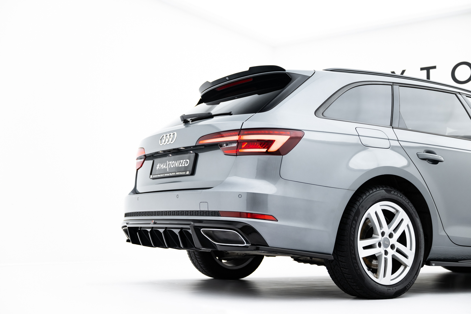 Rear Side Splitters Audi A4 / A4 S-Line / S4 Sedan / Avant B9