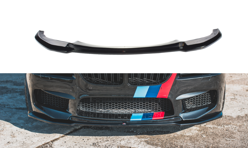 Voorspoiler BMW M6 GRAN COUPÉ V.2 Glanzend Zwart